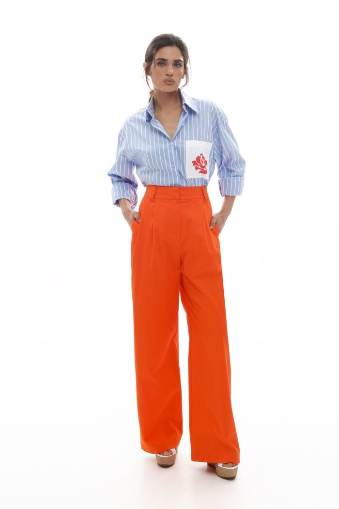 Zoe Trousers (Orange) - Image 1
