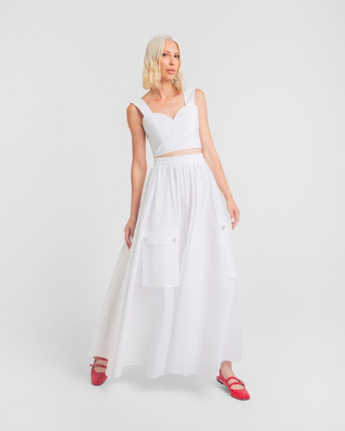 Claire Skirt (White) - Image 1