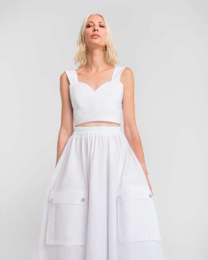 Claire Skirt (White) - Image 3