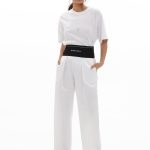 Tonia Wide-leg Trousers (White)