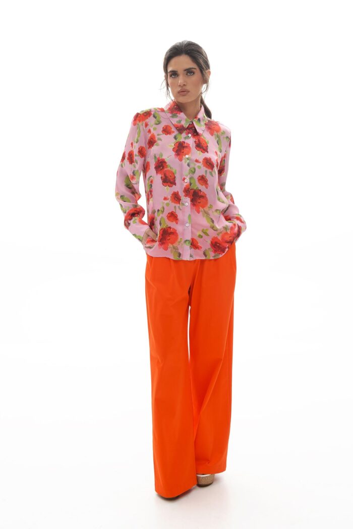 Areti Shirt (Pink roses) - Image 3