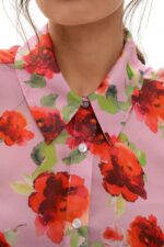 Areti Shirt (Pink roses) - Image 5