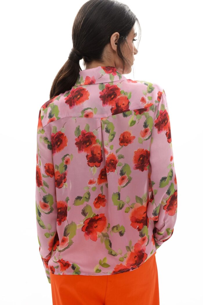 Areti Shirt (Pink roses) - Image 2