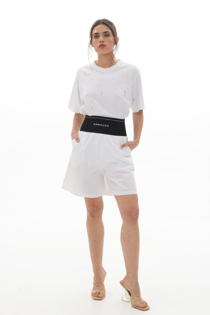 Cleo Shorts (White) - Image 3
