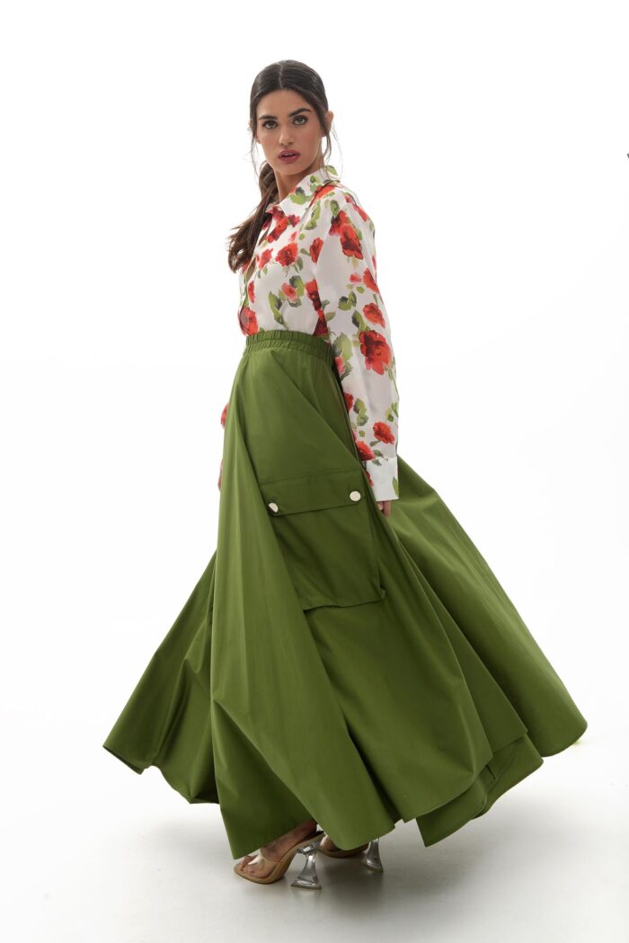 Areti Shirt (White roses) - Image 4