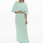 Fina Sweatshirt Skirt (Aqua)