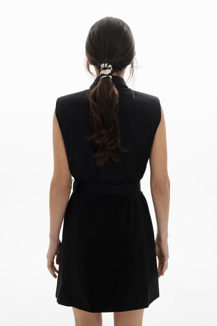 Alina Dress-Vest lined with banana print - Image 4