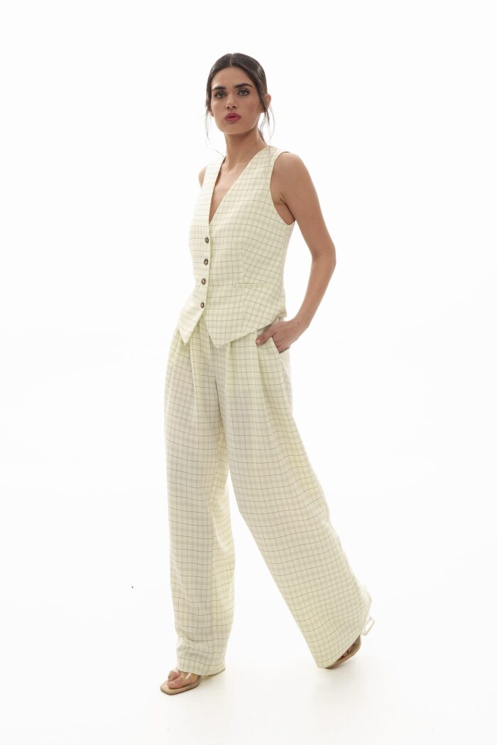 Kalia plaid Vest - Image 4