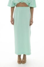 Fina Sweatshirt Skirt (Aqua) - Image 2