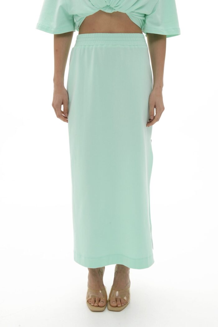 Fina Sweatshirt Skirt (Aqua) - Image 2
