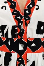 Isabel Cotton Printed Midi Dress - Image 9