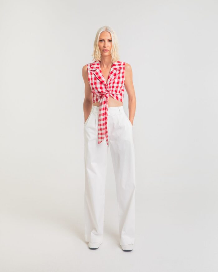 Zoe Trousers (White) - Image 1
