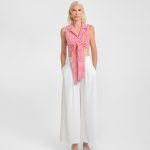 Gina Cropped Trousers (White)