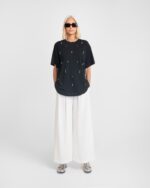 Gina Cropped Trousers (White) - Image 5