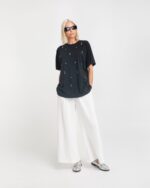Gina Cropped Trousers (White) - Image 6