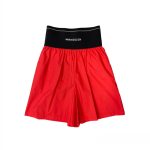 Cotton Shorts With Elastic (Red)