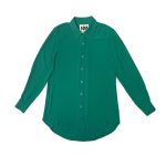 Irene Shirt With Heart Buttons (Green)