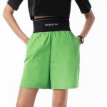 Cotton Shorts With Elastic (Green)