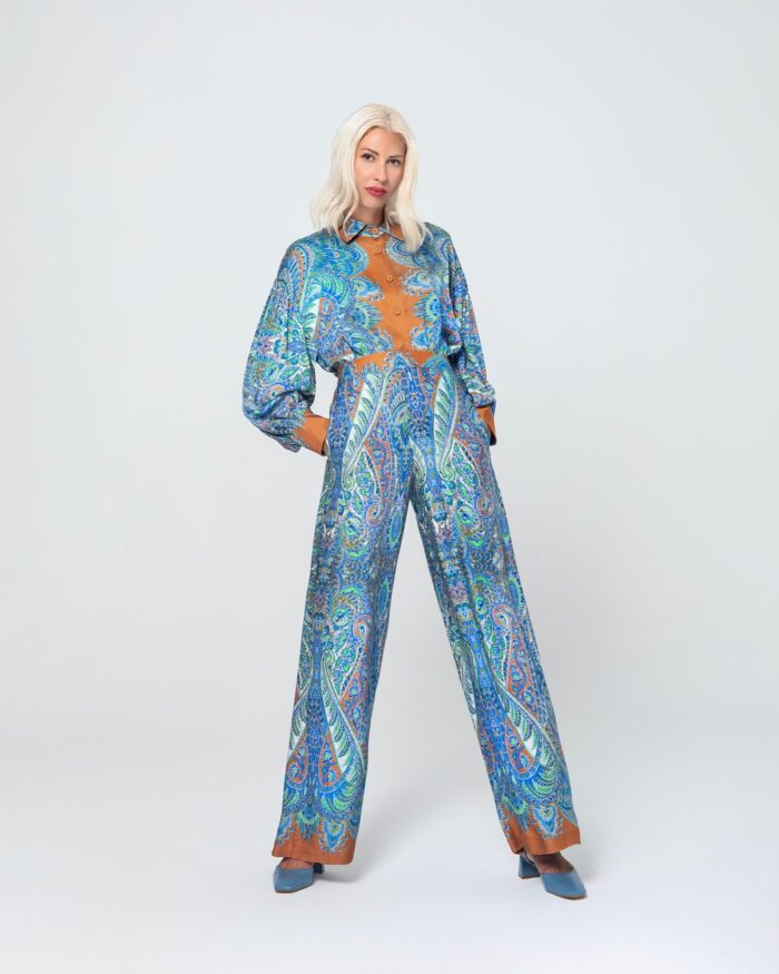 FLORA SILK TROUSERS - Image 5