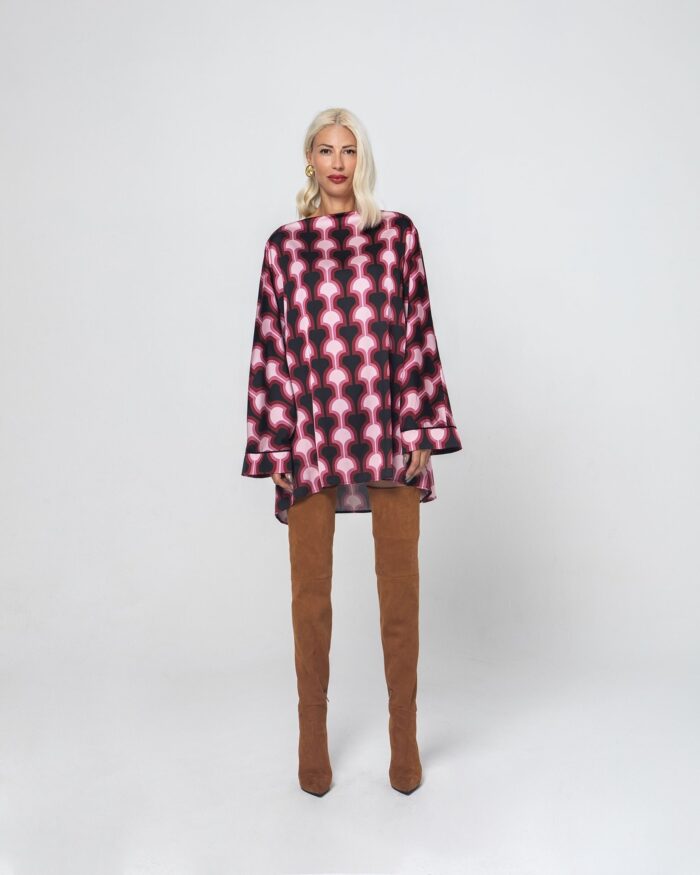ALEXIS OVERSIZED MINI DRESS (TYPE) - Image 1