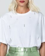 PENNY TEES WITH RHINESTONES (WHITE)