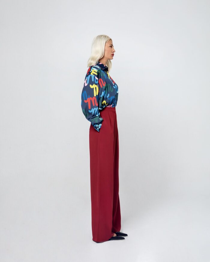 SABRINA PANTS (MAROON) - Image 4
