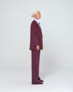 ERICA STRIPED JACKET (BURGUNDY) - Image 3