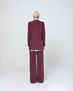 ERICA STRIPED JACKET (BURGUNDY) - Image 4