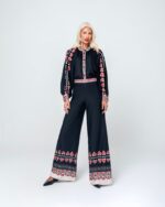 MAVRA BLOUSE (BLACK HEARTS) - Image 3