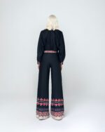 MAVRA BLOUSE (BLACK HEARTS) - Image 5