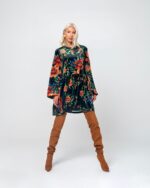BETTY VELVET DRESS - Image 3