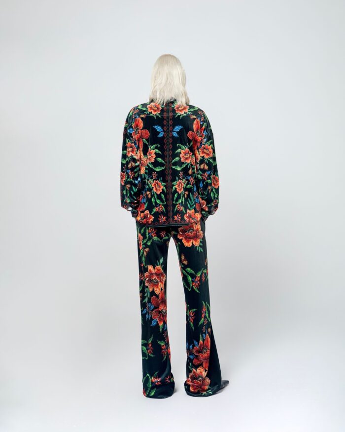AFRODITE VELVET TROUSERS - Image 3