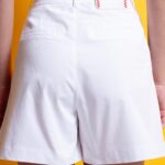 'ARTEMIS' COTTON SHORTS (WHITE)