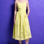 ‘KIMBERLY’ ΒΑΜΒΑΚΕΡΟ ΜΙΝΤΙ ΦΟΡΕΜΑ ΜΕ ΚΕΝΤΗΜΑ (PALE YELLOW)