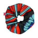 SCRUNCHIES (BLACK/FAN)