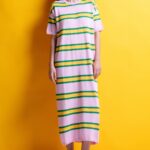 'BELLA' ΡΙΓΕ ΠΛΕΚΤΟ ΦΟΡΕΜΑ (PALE PINK)