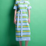 'BELLA' ΡΙΓΕ ΠΛΕΚΤΟ ΦΟΡΕΜΑ (LIGHT BLUE)