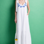 'CALLIOPE' EMBROIDERED MAXI DRESS