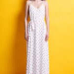 'ALINA' PRINTED MAXI DRESS (WHITE CHERRY)
