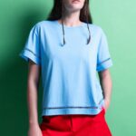 T-SHIRT ΜΟΝΟΧΡΩΜΑ (LIGHT BLUE)
