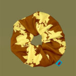 SCRUNCHIES (CHOCOLA/YELLOW)