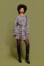 'SELENA' ΜΙΝΙ ΦΟΡΕΜΑ (ANIMAL PRINT) - Image 4