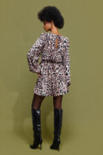 'SELENA' ΜΙΝΙ ΦΟΡΕΜΑ (ANIMAL PRINT) - Image 3