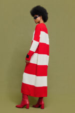 ‘IRO’ ΡΙΓΕ ΠΛΕΚΤΟ ΦΟΡΕΜΑ (ECRU/RED) - Image 4