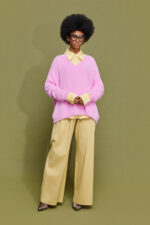 'AGNI' KNITTED BLOUSE (PINK) - Image 6