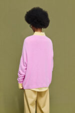 'AGNI' KNITTED BLOUSE (PINK) - Image 5