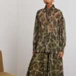 'EMILY' ΠΟΥΚΑΜΙΣΟ (OLIVE/ANIMAL PRINT)