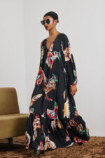 'NEFELI' MAXI DRESS (ROOSTERS)