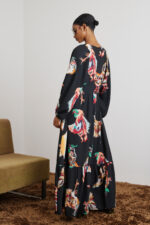 'NEFELI' MAXI DRESS (ROOSTERS) - Image 3