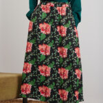 'IRIS' MIDI SKIRT WITH ELASTIC (TYPE)